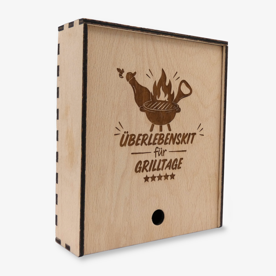 Holz Geschenkbox | 5er Bundle + Flaschenöffner