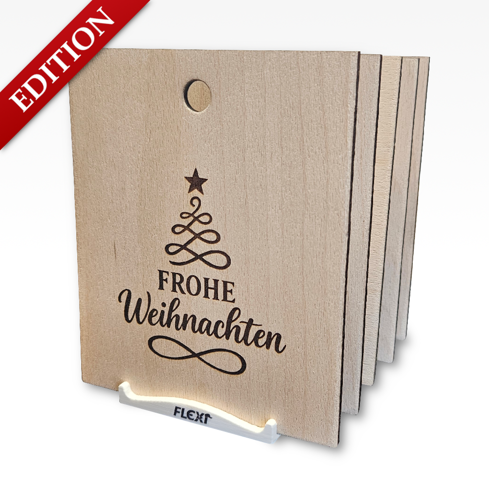 Deckel mit Weihnachtmotiv